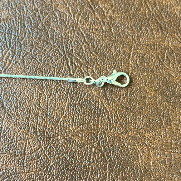 20” Sterling Silver Necklace. New. Smooth, simple, classy. - Picture 5 of 6